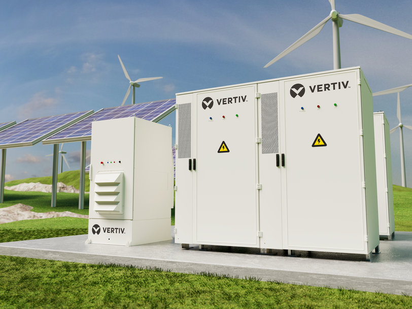 Vertiv présente Vertiv™ DynaFlex BESS, un système de stockage d'énergie par batterie conçu pour soutenir l'indépendance des applications critiques d'Amérique du Nord et d'EMEA